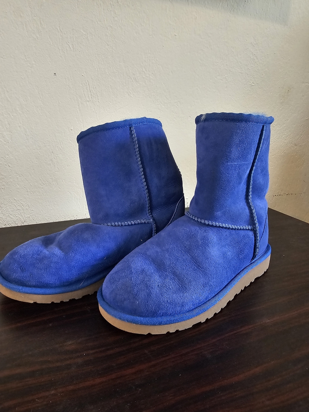 UGG Blue Suede Boots